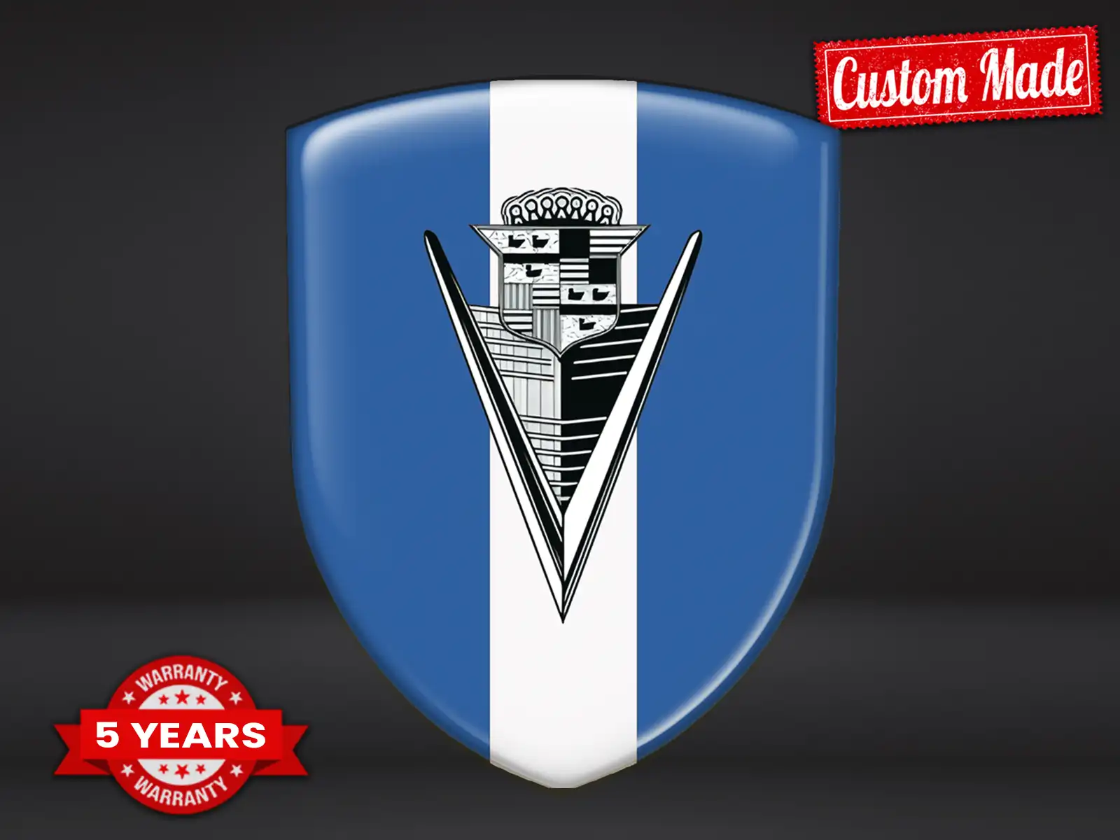 Cadillac Stickers Auto Grand Format Moderne Minimal Pro Premium